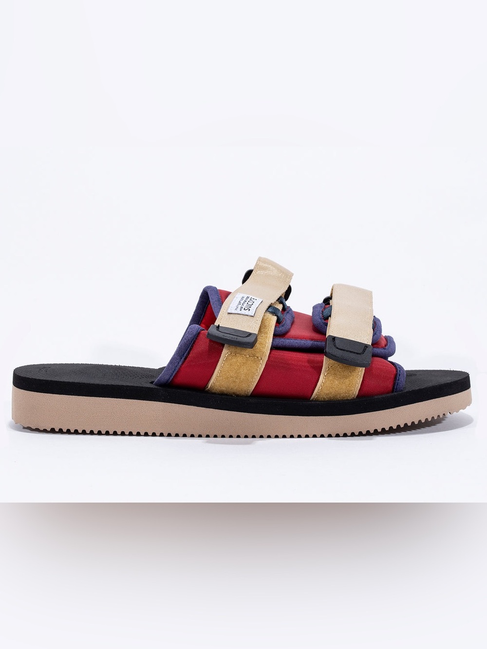 Suicoke Moto-Cab OG056CAB Slides  Men's Size 11  Red Black